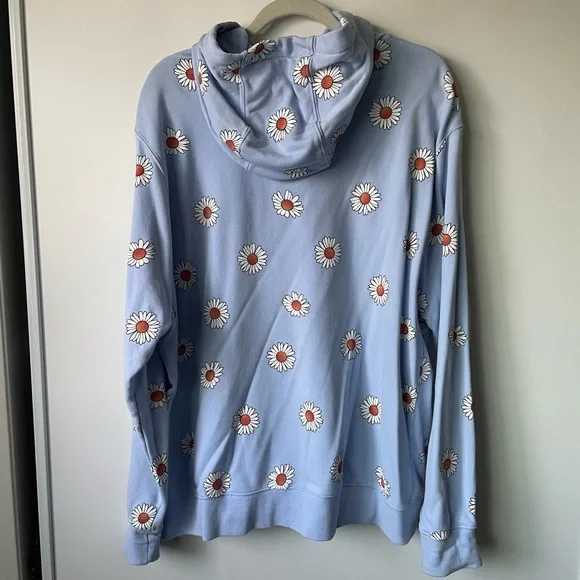 Nike Floral Hoodie blue and white size men’s XL - Picture 2 of 5